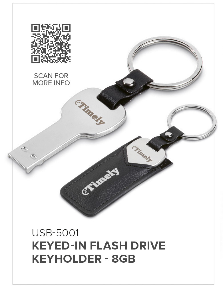 Keyed-In Flash Drive Keyholder - 8GB